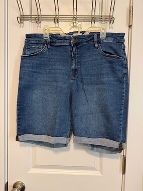Ava & Viv Dark Blue Denim Bermuda Shorts